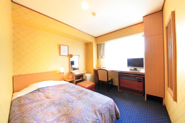 غرفة بسرير نصف مزدوج للمدخنين، Niigata Station Hotel 1/3