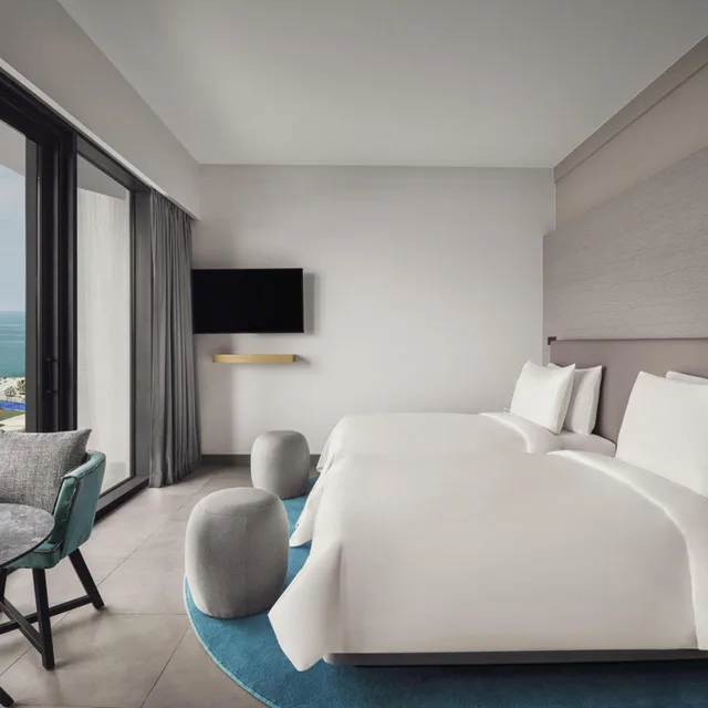 Premium, Single Bed, Beach and Pool View، Movenpick Resort Al Marjan Island 2/9
