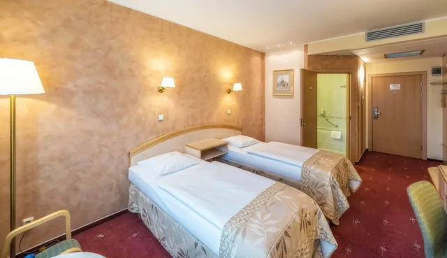Room, Twin Beds, Street View، Hotel Park Plaza 4/5