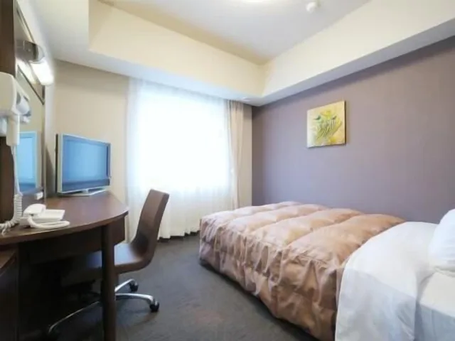 غرفة مفردة بسرير مزدوج للمدخنين، Hotel Route-Inn Yurihonjyo 3/4
