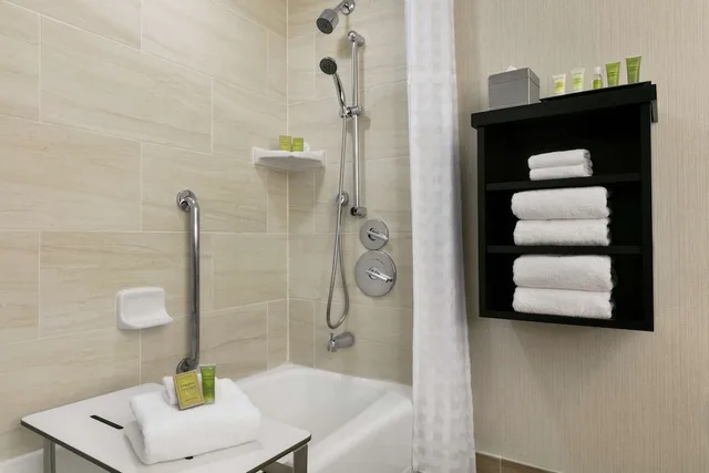 غرفة ركنية بسرير كينج بحوض استحمام لذوي الإعاقة، Hilton Orlando/Altamonte Springs 3/3