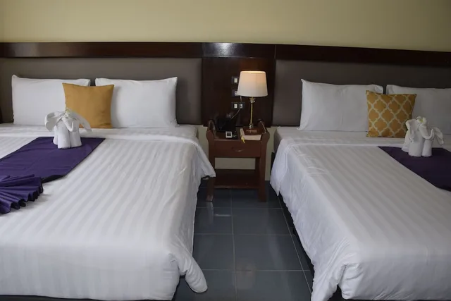 غرفة ديلوكس بسريرين منفصلين بإطلالة على الجبل، Blue Beach Grand Resort and Spa 5/10