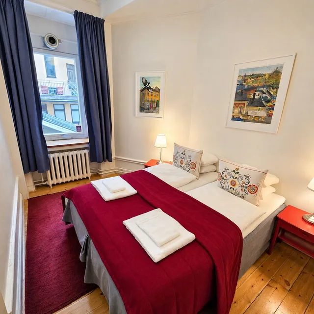 Room, Triple, Twin Beds, Shared Bathroom, Sofa, Hotel Hornsgatan 5/10