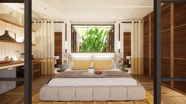 Design, Studio, Suite, King Bed, Sea View, Private Pool، Yazz Collective 9/10