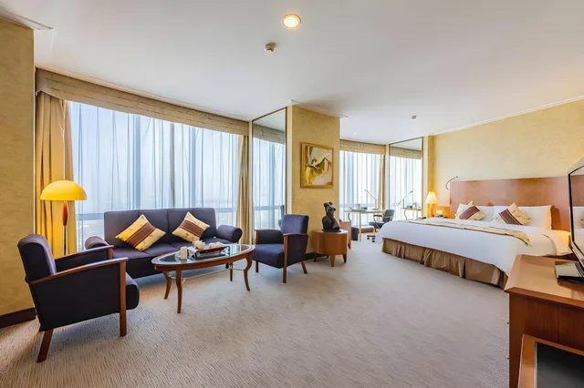 جناح جونيور بإطلالة على المرفأ، Hotel Nikko Dalian 2/2