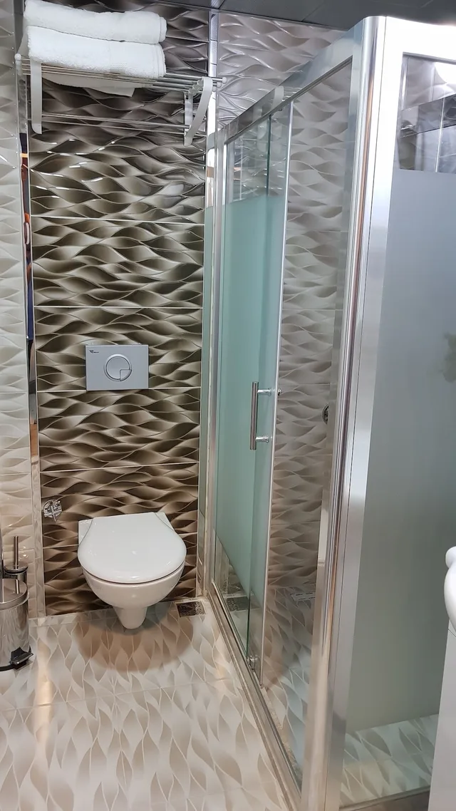 غرفة بسريرين منفصلين بإطلالة على المدينة، Laleli Hotel Izmir 6/6