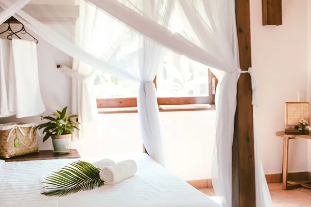 بنغل بسريرين منفصلين بإطلالة على البحر، Thanh Kieu Beach Resort 1/2