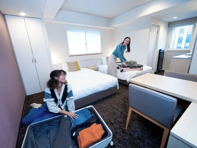 غرفة سوبيريور بسريرين منفصلين بمطبخ صغير، Tokyu Stay Tsukiji 7/10