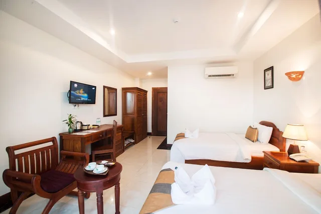 غرفة ديلوكس بسريرين منفصلين بإطلالة على المدينة، RELAX HOTEL 2/6
