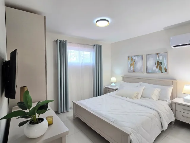 شقة ديلوكس بسرير كوين وسريرين مزدوجين، Bubali Villa And Apartments 6/10