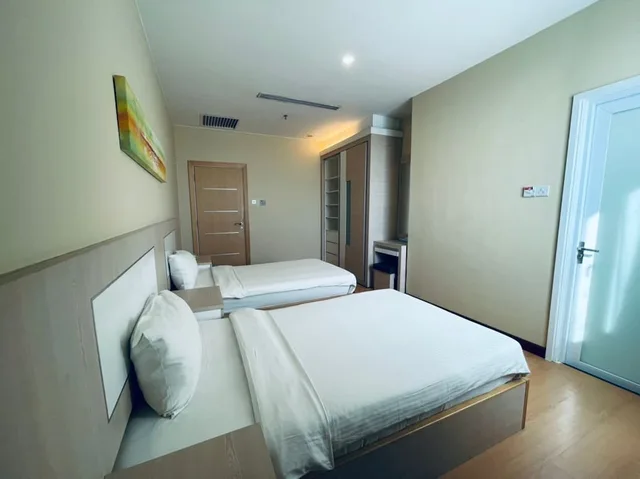 شقة بسرير كينج وسرير كوين بغرفتي نوم، Blanco Apartment Hotel 4/8