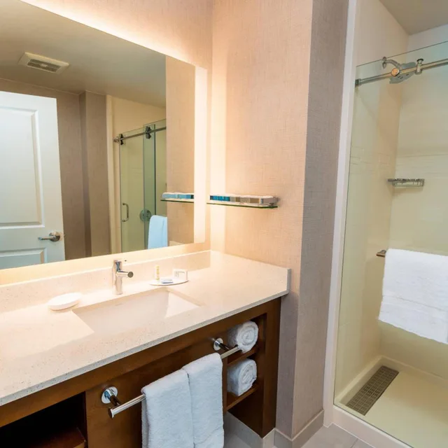 استوديو بسرير كينج مع أريكة، Residence Inn Upper Marlboro Joint Base Andrews 3/8