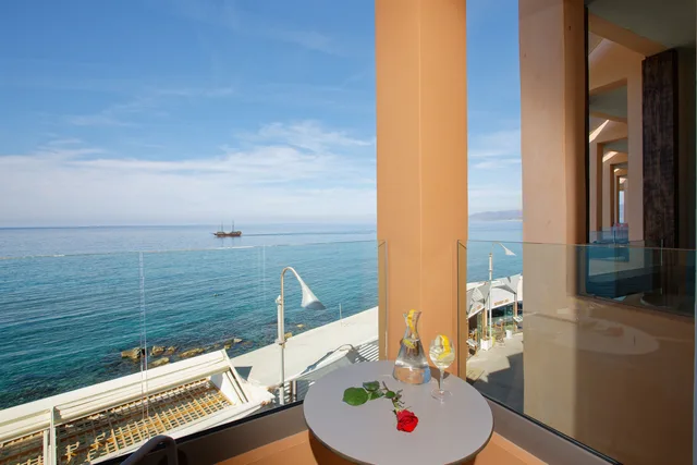 غرفة سوبيريور بسرير مزدوج أو سريرين منفصلين بإطلالة على البحر، Palmera Beach Hotel and Spa Adult Only 5/5