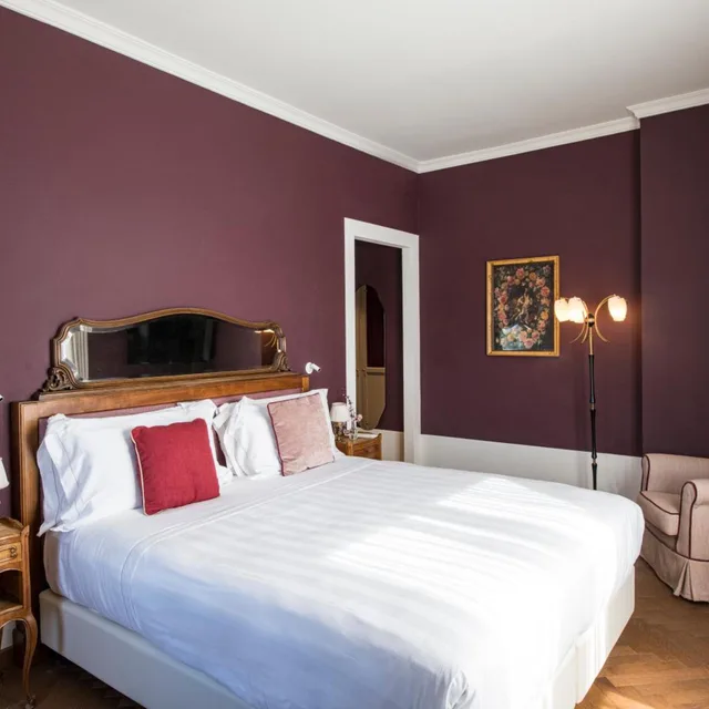 غرفة بسرير كوين بشرفة، La Posta Hotel & Thermal Spa 7/10