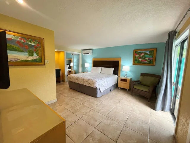 كوخ بسريرين مزدوجين بإطلالة على البحر، Lindbergh Bay Hotel And Villas 2/5