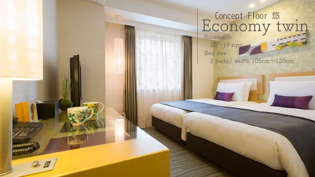 Designer, Economy, Twin Beds، Hotel Resol Trinity Kanazawa 1/1