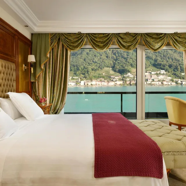 جناح ديلوكس بإطلالة على البحيرة، Swiss Diamond Hotel Lugano 4/9