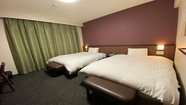 غرفة بسريرين مزدوجين، Myojin no Yu Dormy Inn Premium Kanda 3/8