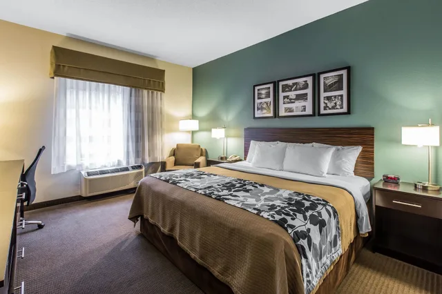غرفة قياسية بسرير كينج، Sleep Inn & Suites Clintwood 1/2