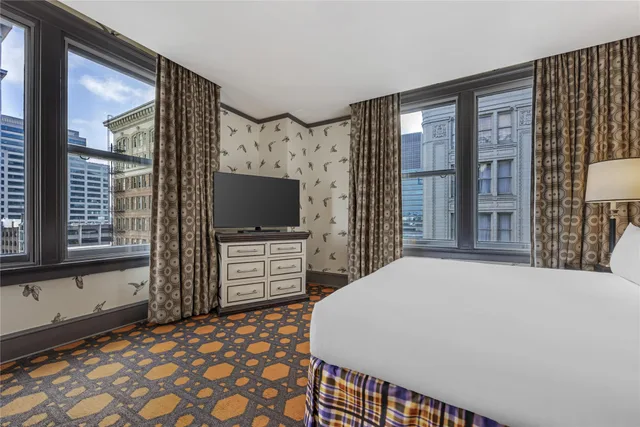 غرفة ديلوكس ركنية بسرير كينج، Royal Sonesta Portland Downtown 4/8