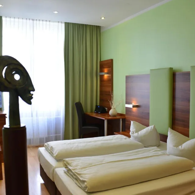 غرفة بسرير مزدوج أو سريرين منفصلين، Arthotel Munich 4/10