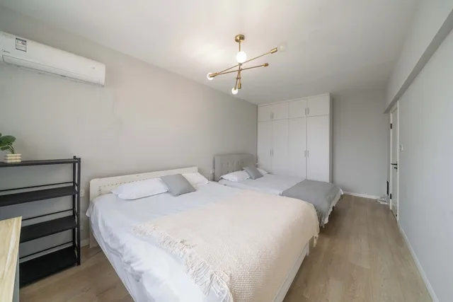 3 Bedrooms, Comfort, Apartment, 1 Double and 3 Queen Beds, Bathtub, Book and Bed-People's Square 7/10