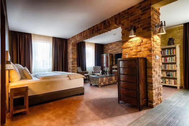 استوديو ديلوكس بسريرين منفصلين وسرير كينج، Hotel Berg 3/5