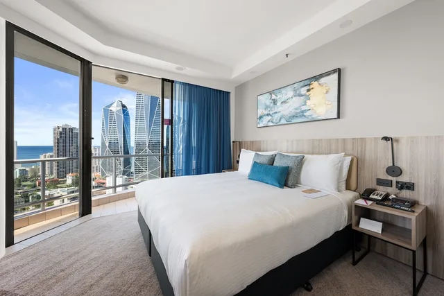 جناح جونيور بسرير كينج بإطلالة على البحر، Crowne Plaza Surfers Paradise 1/5
