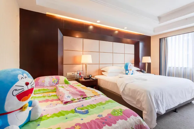 غرفة عائلية، Huafang Jinling International Hotel Zhangjiagang 2/4