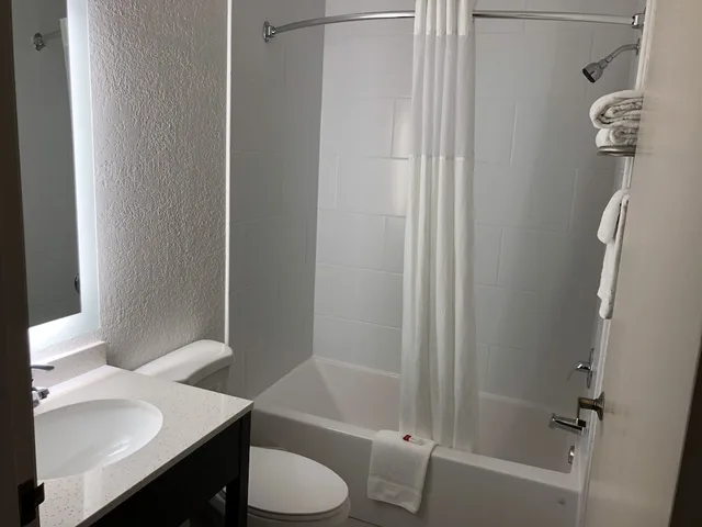 غرفة بسرير كوين، Red Lion Inn & Suites Elk Grove Village, IL 4/6