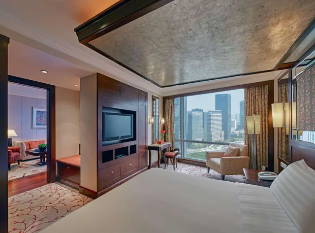 غرفة كلوب بريميير بسرير مزدوج، Futian Shangri-La Shenzhen 1/2