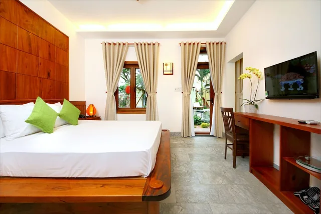 جناح بسرير مزدوج بإطلالة على المسبح، Villa Orchid Garden Riverside 2/7