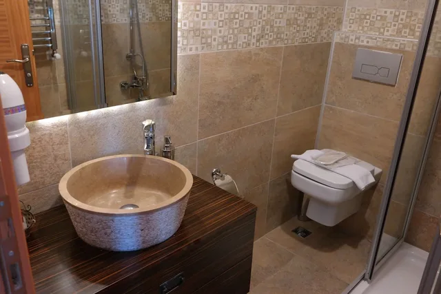 غرفة ديلوكس بسرير مزدوج بإطلالة على البحر، Mytra Hotel 10/10
