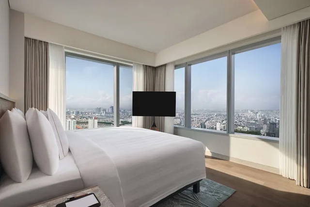 جناح ديلوكس بسرير كينج بغرفة نوم واحدة، PARKROYAL Serviced Suites Jakarta 2/4