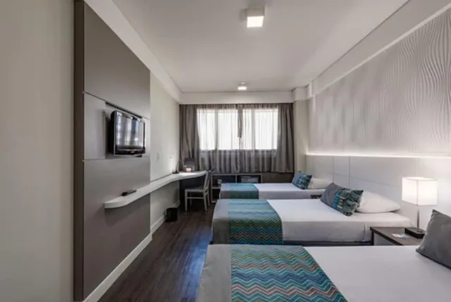 غرفة قياسية ثلاثية بثلاثة أسرّة، Monreale Plus Midtown Campinas (ex Monreale Hotel Classic) 2/5