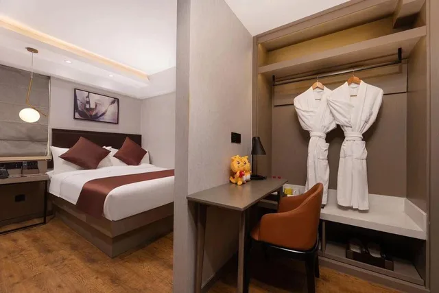 Feature, Queen Bed، Gya Suzhou Industrial Park Jinji Lake Oriental Gate Hotel 2/3