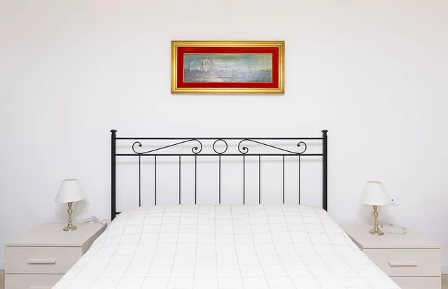 شقة بسرير كوين بغرفة نوم واحدة مع أريكة، Ca Alberto Apartments 1 7/7