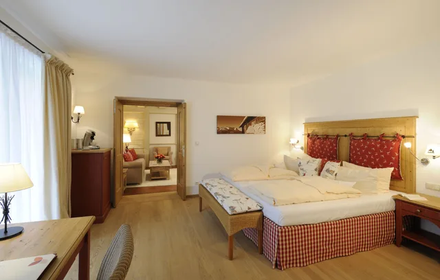جناح بريميوم بسرير كينج بإطلالة على الجبل، STAUDACHERHOF 1/3