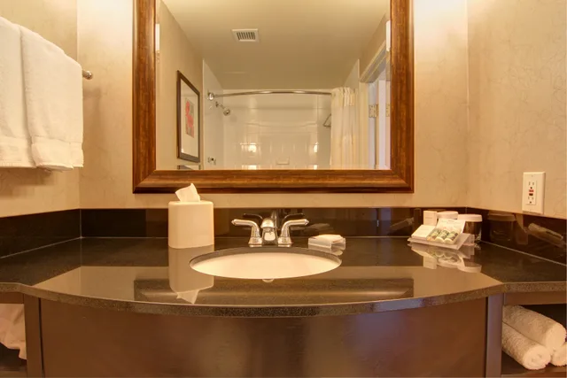 جناح بسرير كينج بغرفة نوم واحدة، Hilton Garden Inn Calgary Airport 2/2
