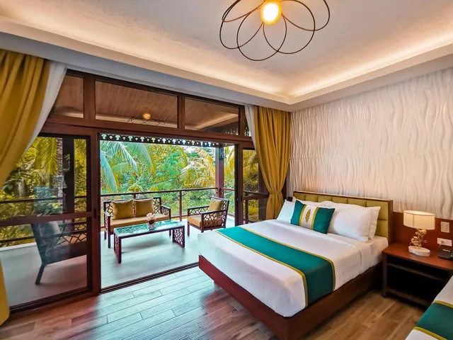 غرفة عائلية بشرفة، Loboc River Resort 3/7