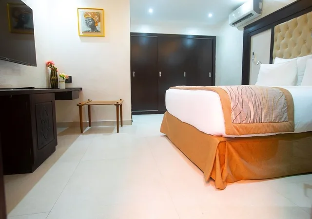غرفة ديلوكس بسرير كوين، La Villa Racine 9/10