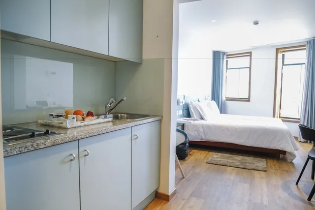 استوديو بسريرين منفصلين بإطلالة على القناة، Hotel Das Salinas 5/10