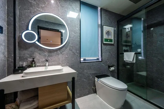 غرفة بسريرين، Greentree Inn Suzhou Taiping Town High-Speed North Station Express Hotel 2/2