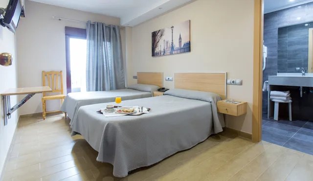غرفة بسرير مزدوج، Olympia Hotel Ronda I 6/10