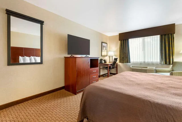 غرفة بسرير كينج بحوض استحمام لذوي الإعاقة، Best Western Wittenberg Inn 2/5