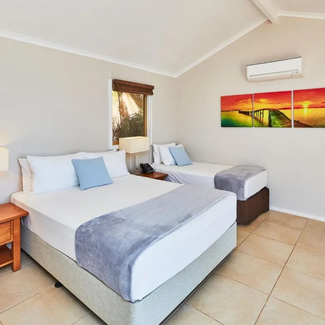 غرفة بإطلالة على الحديقة، Rac Monkey Mia Dolphin Resort 1/6