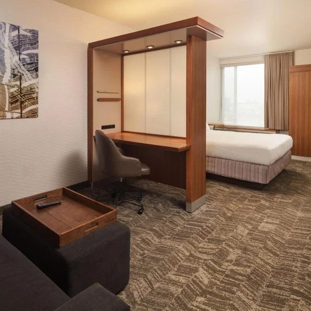 جناح بسرير كينج مع سرير سحّاب إضافي مع أريكة، SpringHill Suites Philadelphia Airport/Ridley Park 3/4