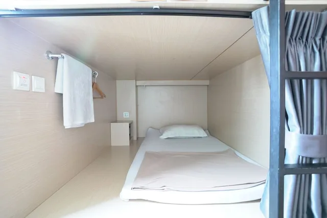 سكن مشترك مختلط بأربعة أسرّة وأسرّة بطابقين، Cubic Bed Pratunam - Hostel 6/9