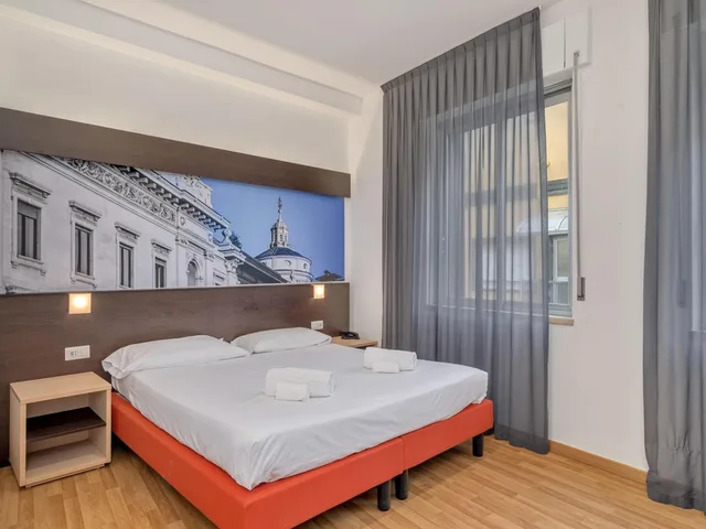 غرفة اقتصادية بسرير كوين، B&B Hotel Milano Ornato 2/8