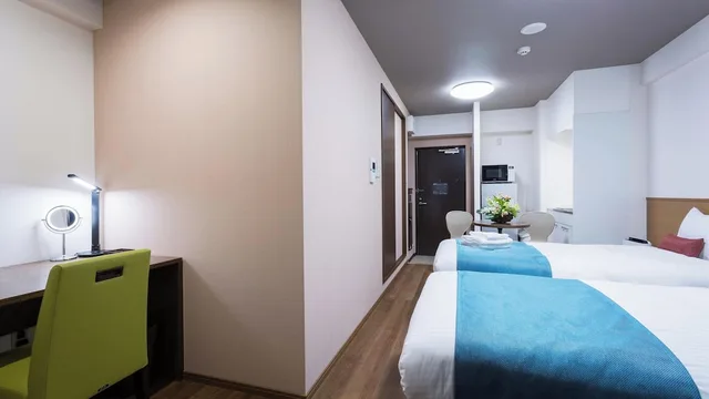 غرفة قياسية بسرير مزدوج، Kariyushi Condominium Resort Naha Ryujin Hotel Ukishima 1/1